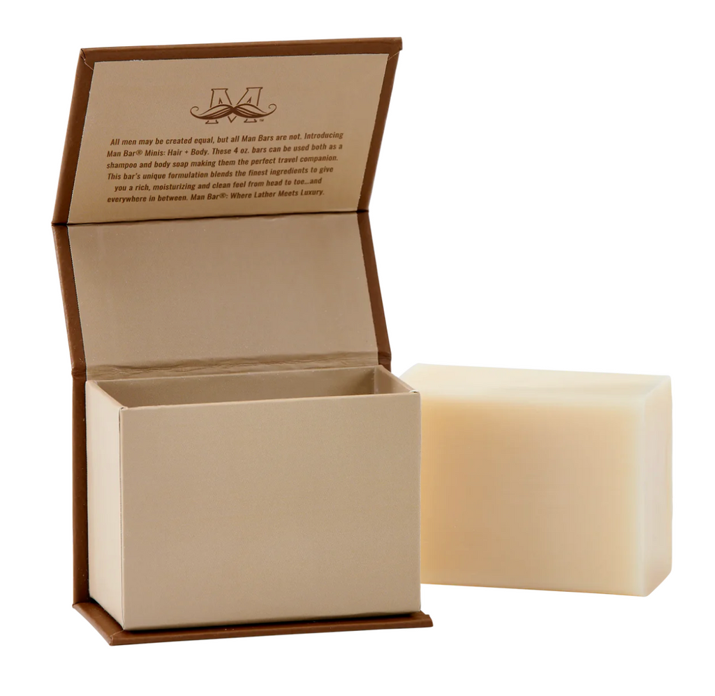 Man Bar Mini Cedar + Sandalwood Hair + Body Bar