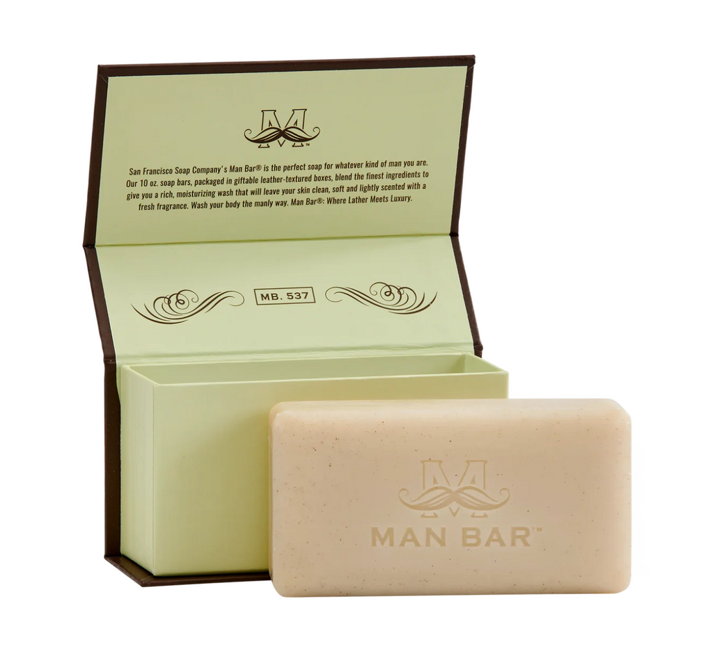 Man Bar Cardamom + Juniper Exfoliating Bar