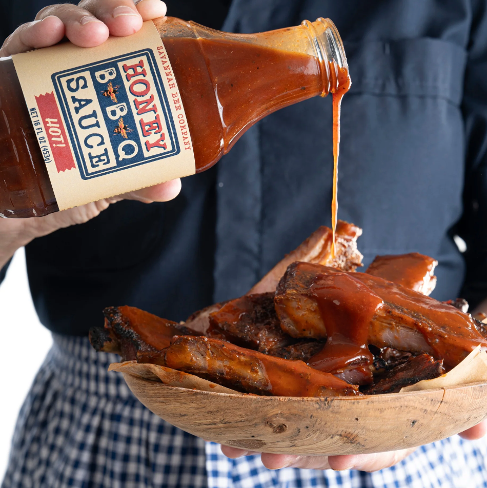 Savannah Bee BBQ Sauce, 16 Ounces, 3 Flavors