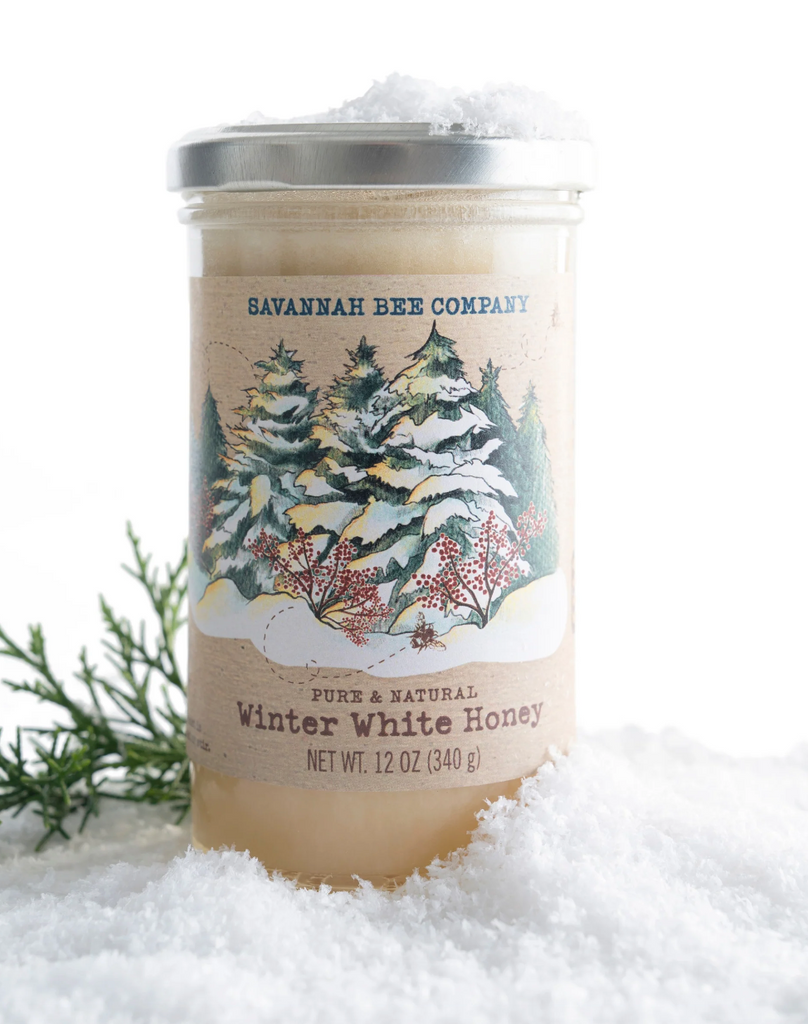 Savannah Bee Company Winter White Whipped Honey, 2 Sizes