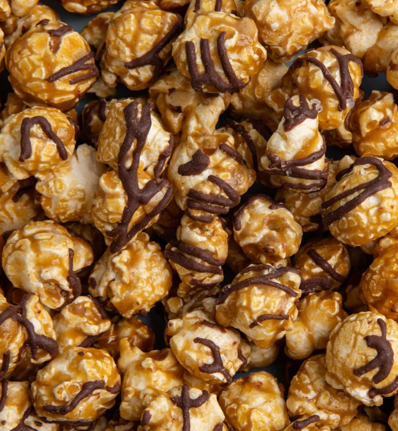 Poppy Popcorn Sea Salt Dark Chocolate Cylinder