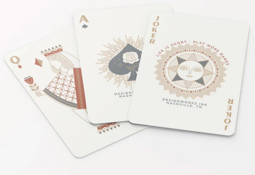 Playing Cards - "Fortune Favors The Brave"