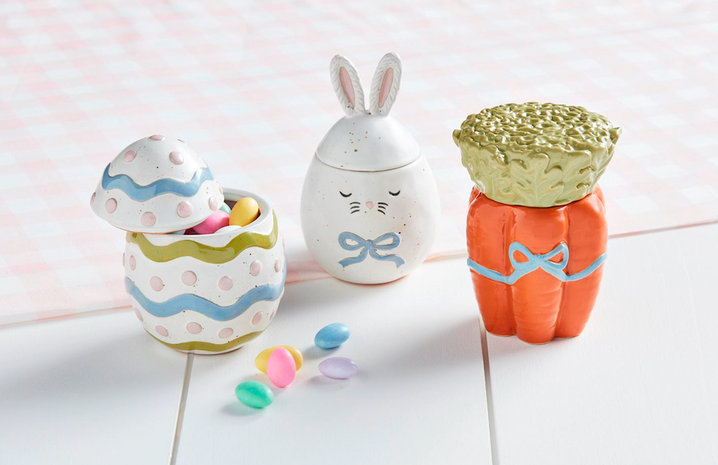 Stoneware Carrot Easter Canister