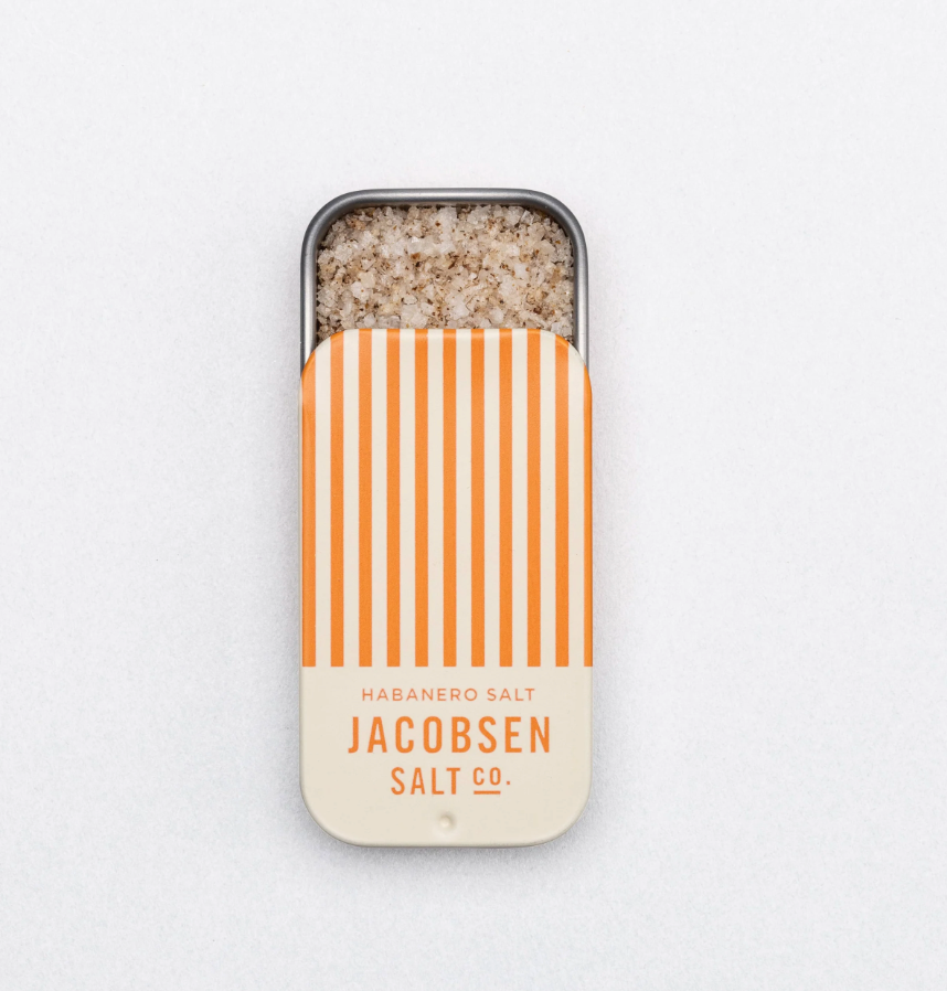 Jacobsen Salt Co. Infused Habanero Salt Slide Tin