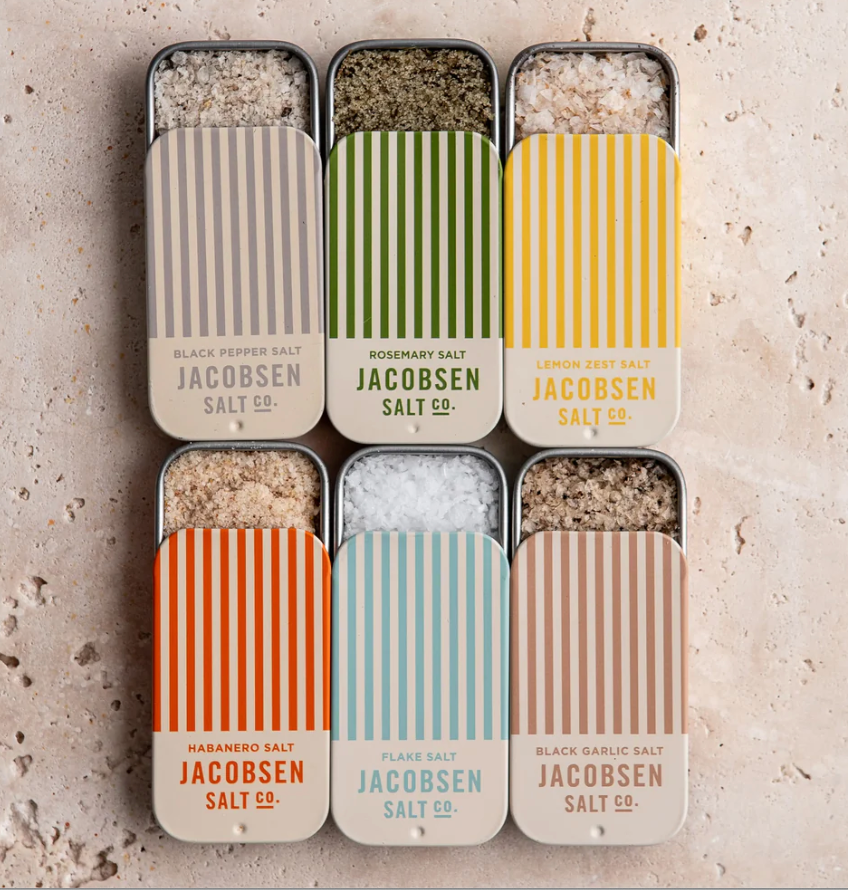 Jacobsen Salt Co. Infused Lemon Zest Salt Slide Tin