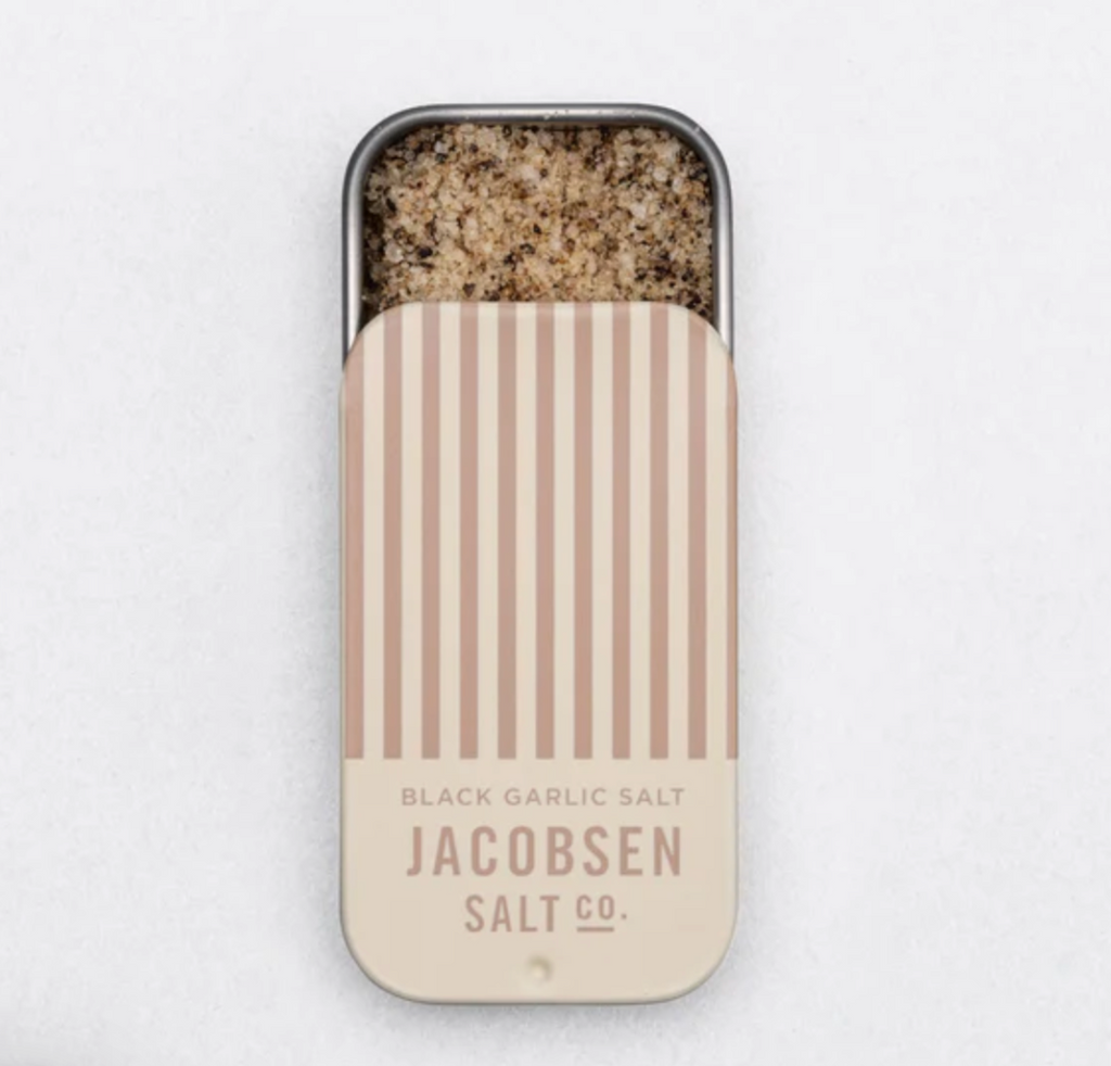 Jacobsen Salt Co. Infused Black Garlic Salt Slide Tin