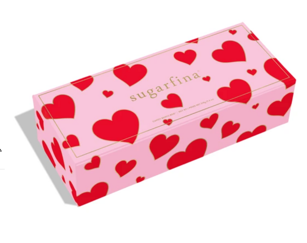 Sugarfina Valentine's Day Heart 3 Piece Bento Box