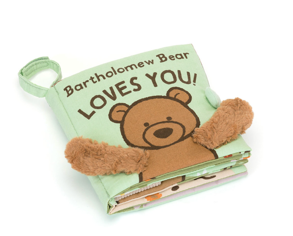 Jellycat Bartholomew Bear Loves You Book