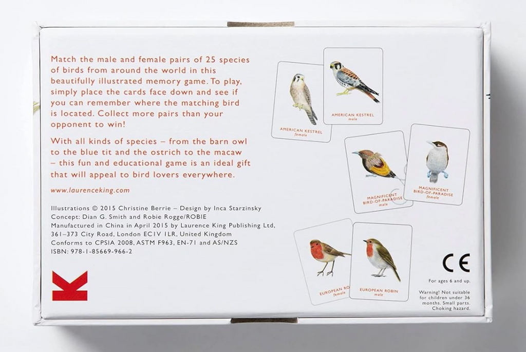 Match a Pair of Birds Memory Game