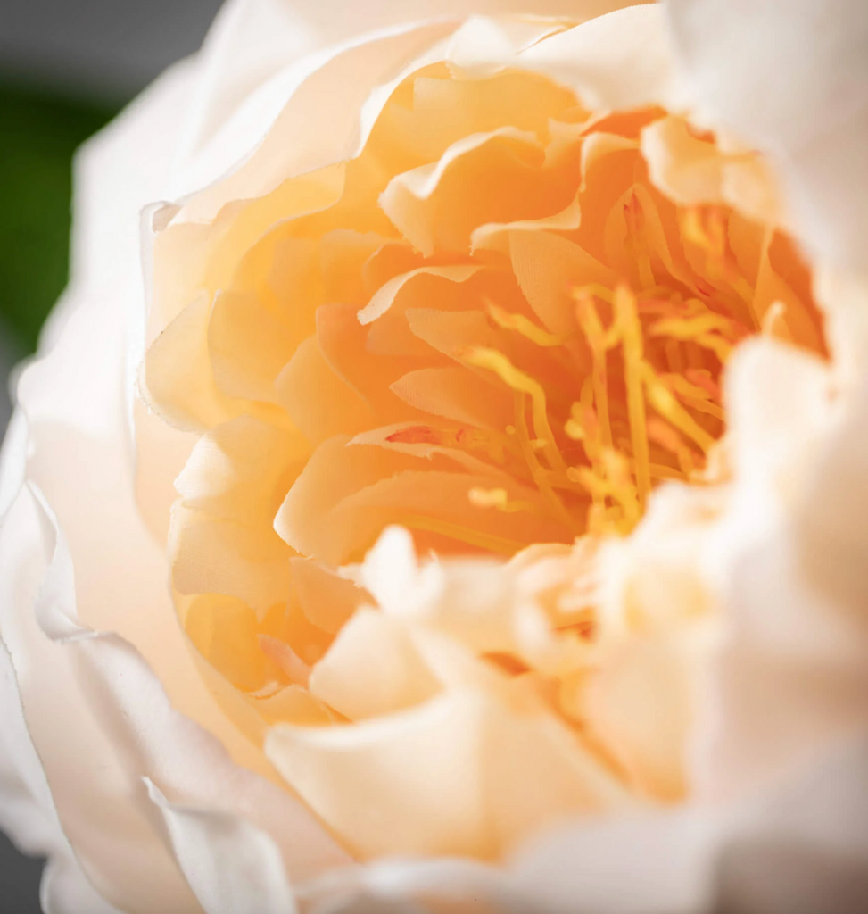 23" Real Touch Peony Spray - Peach