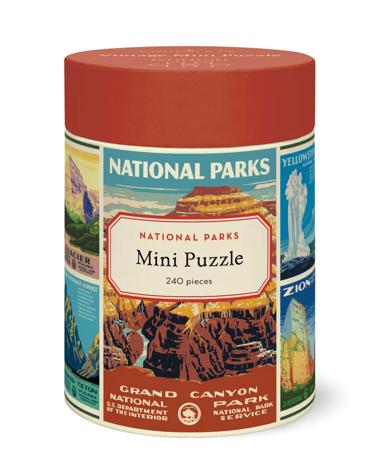 Cavallini National Parks Vintage Mini Puzzle, 240 Pieces