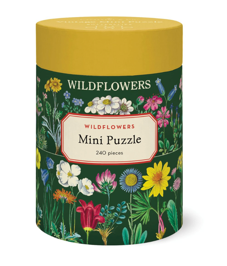 Cavallini Wildflowers Vintage Mini Puzzle, 240 Pieces