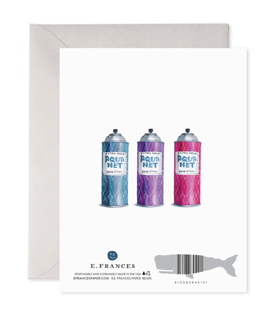 Aquanet Birthday Greeting Card