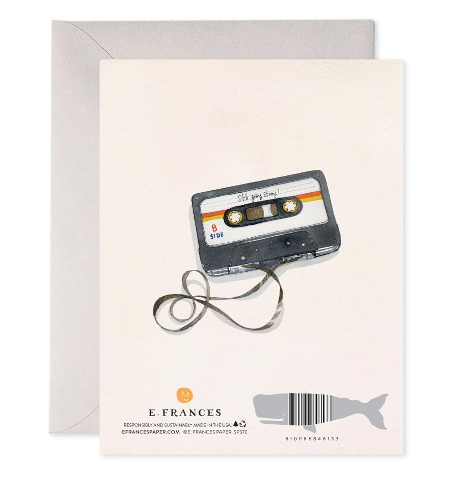 Mix Tape Anniversary Greeting Card