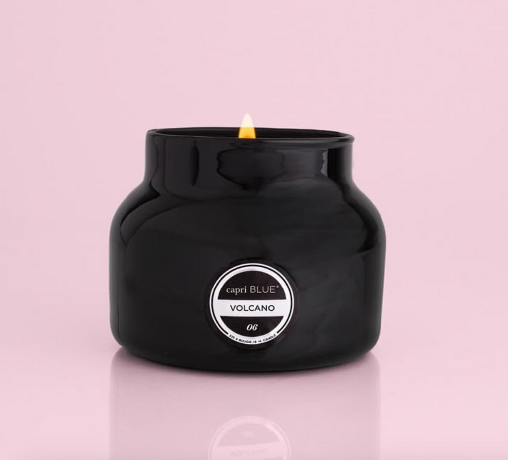 Capri Blue Volcano Black Petite Jar Candle, 8 Ounces
