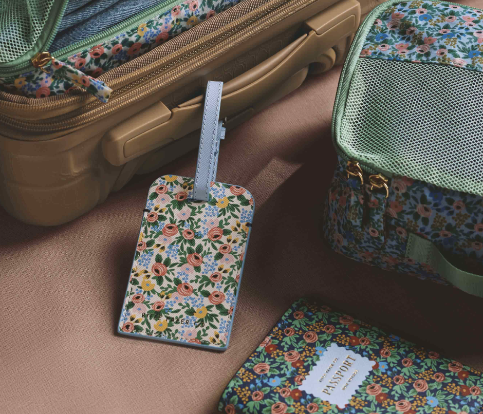 Rifle Paper Co. Luggage Tag ~ Rosa