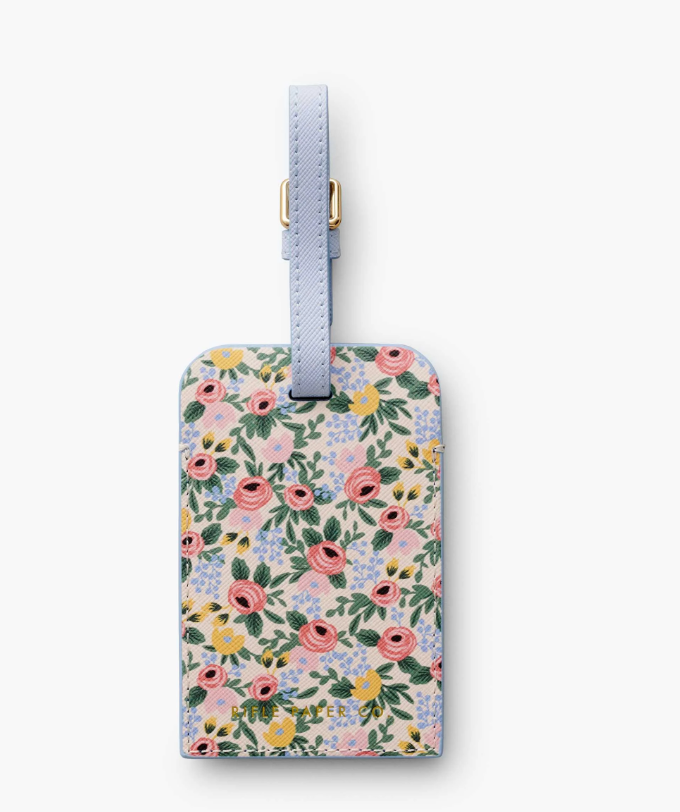 Rifle Paper Co. Luggage Tag ~ Rosa