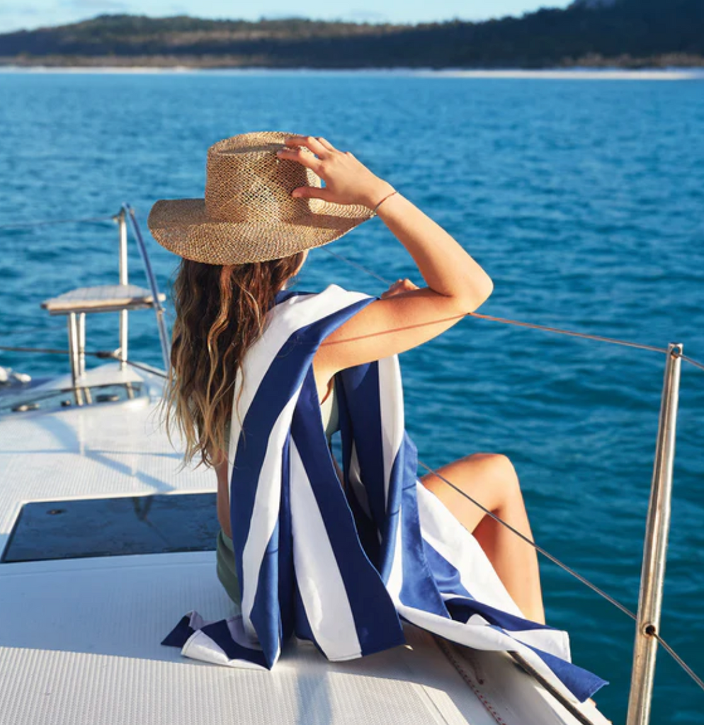 Dock & Bay Quick Dry Towel, 2 Sizes - Whitsunday Blue