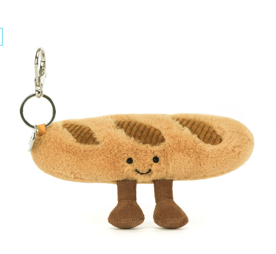Jellycat Amuseables Baguette Bag Charm