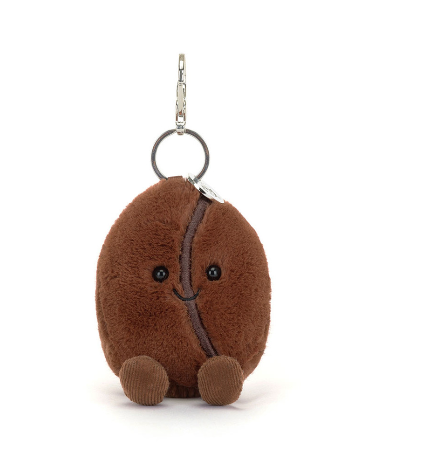 Jellycat Amuseables Coffee Bean Bag Charm
