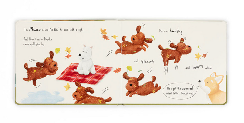 Jellycat Munro in the Middle Book