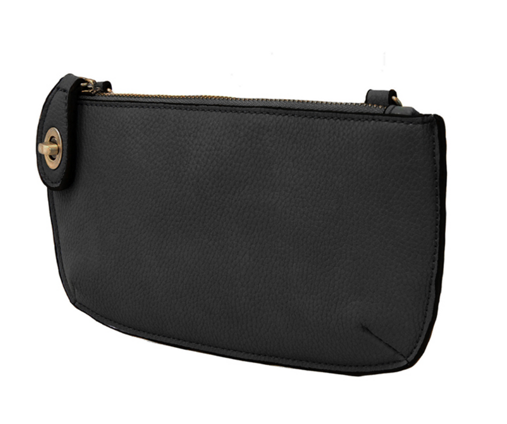 Joy Susan Mini Crossbody Wristlet Clutch ~ Black