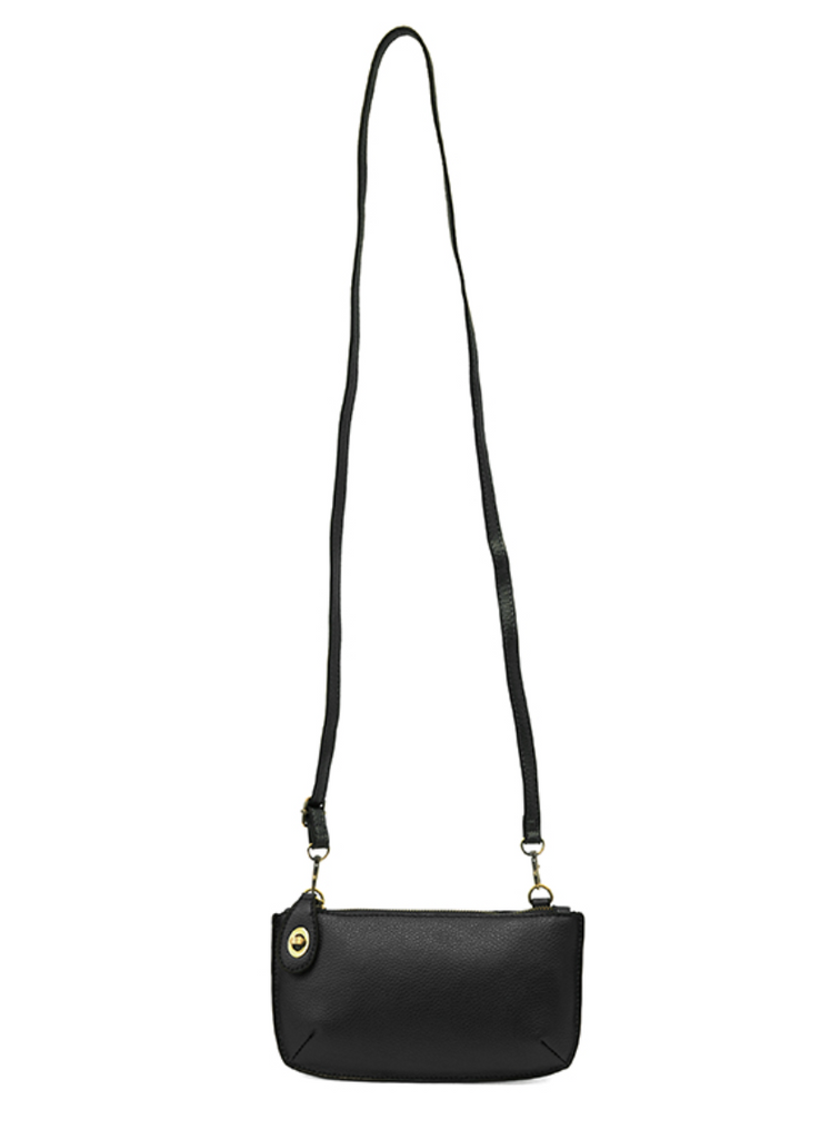 Joy Susan Mini Crossbody Wristlet Clutch ~ Black