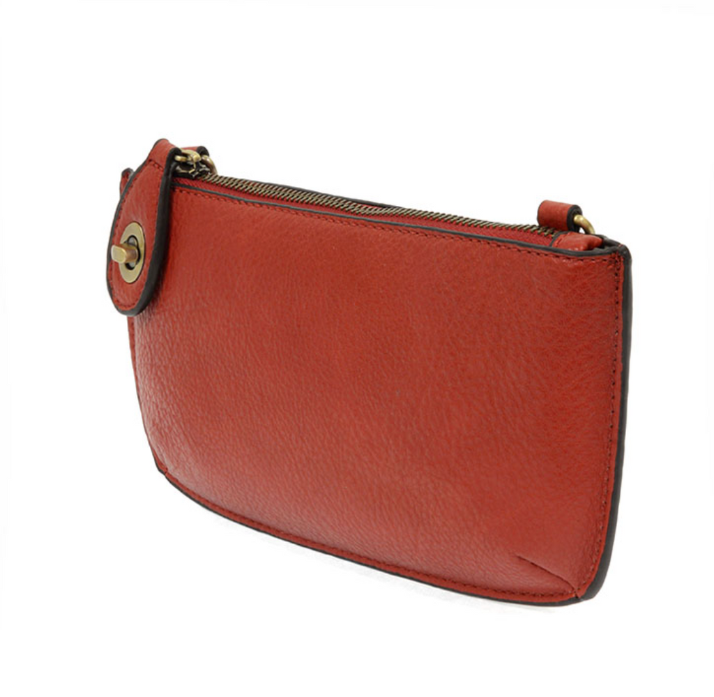 Joy Susan Mini Crossbody Wristlet Clutch ~ Cherry Red