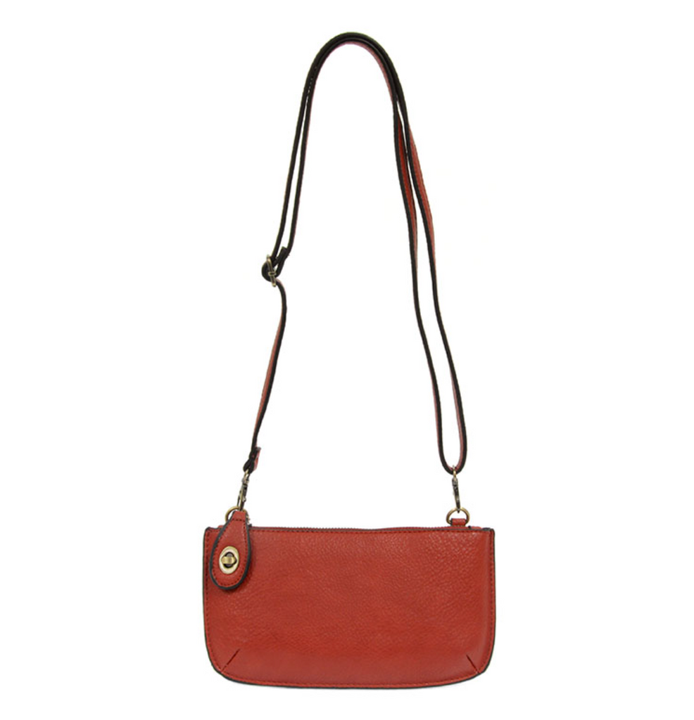 Joy Susan Mini Crossbody Wristlet Clutch ~ Cherry Red
