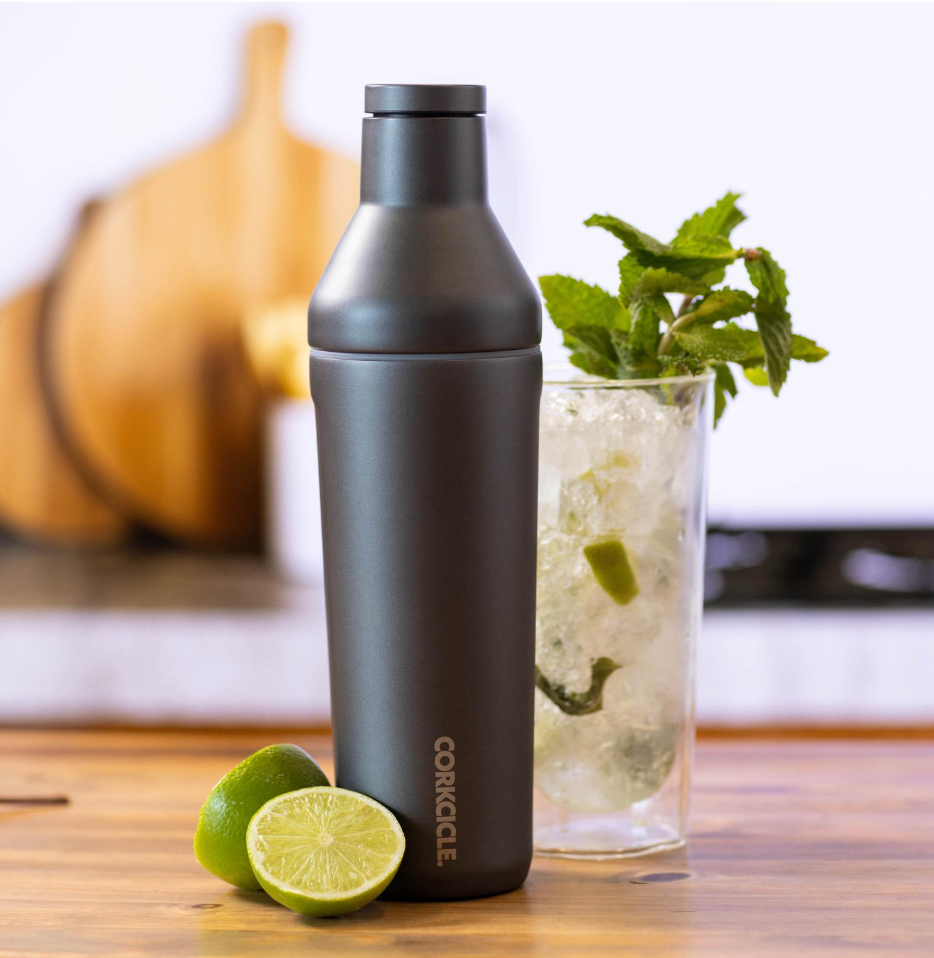 Corkcicle Cocktail Shaker - Ceramic Slate, 17 Ounces