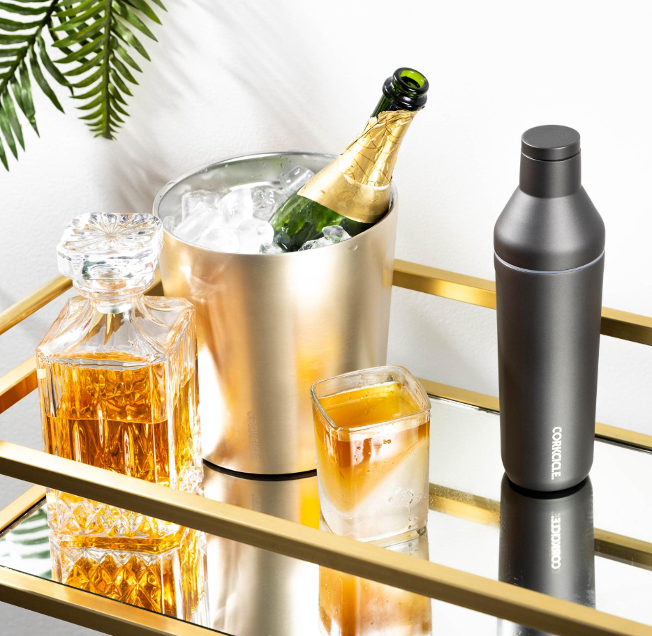 Corkcicle Cocktail Shaker - Ceramic Slate, 17 Ounces