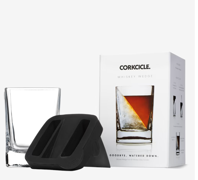Corkcicle Whiskey Wedge Glass