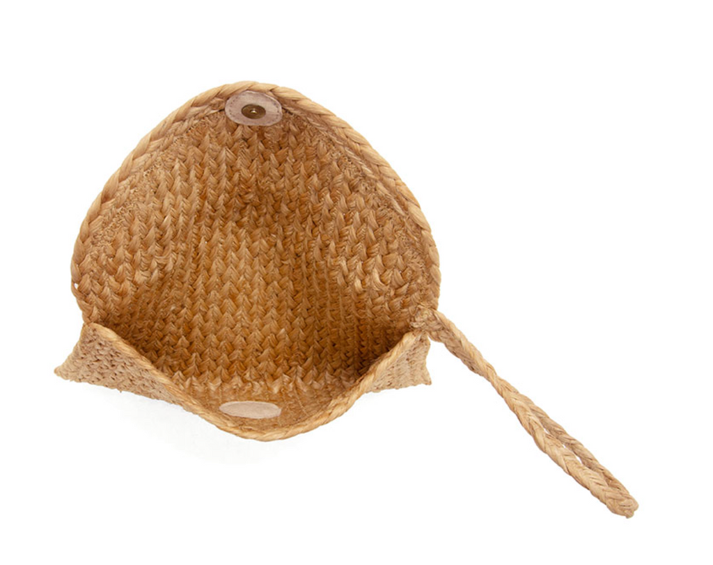 Joy Susan Portia Jute Clutch Wristlet ~ Natural