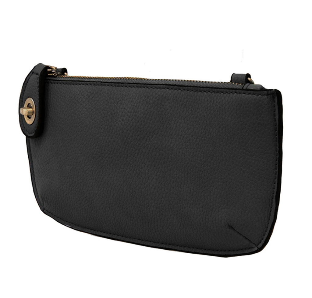 Joy Susan Mini Crossbody Wristlet Clutch ~ Black