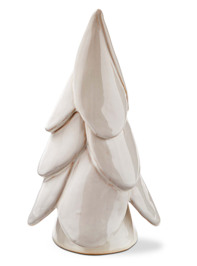 White Ceramic Tree Decor, 2 Sizes