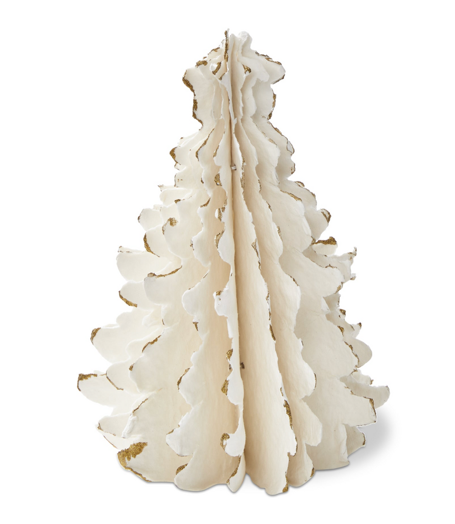 Paper Tree Decor w/ Shimmer Finish, 2 Sizes