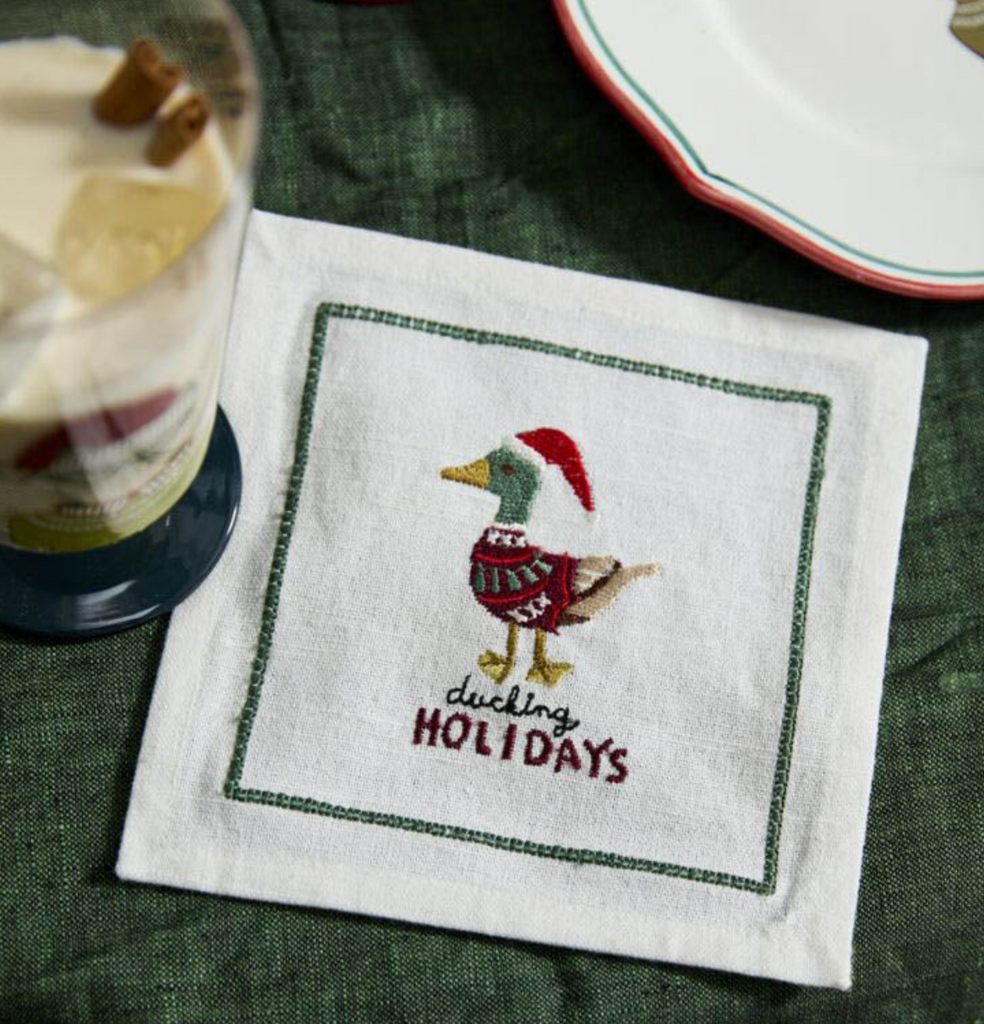 Tipsy Critters Cocktail Napkins, Set of 4, 4 Styles
