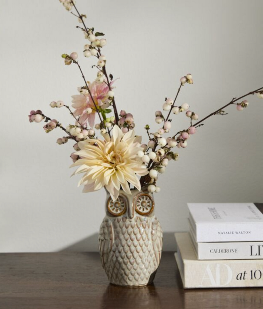 Ceramic Owl Budvase