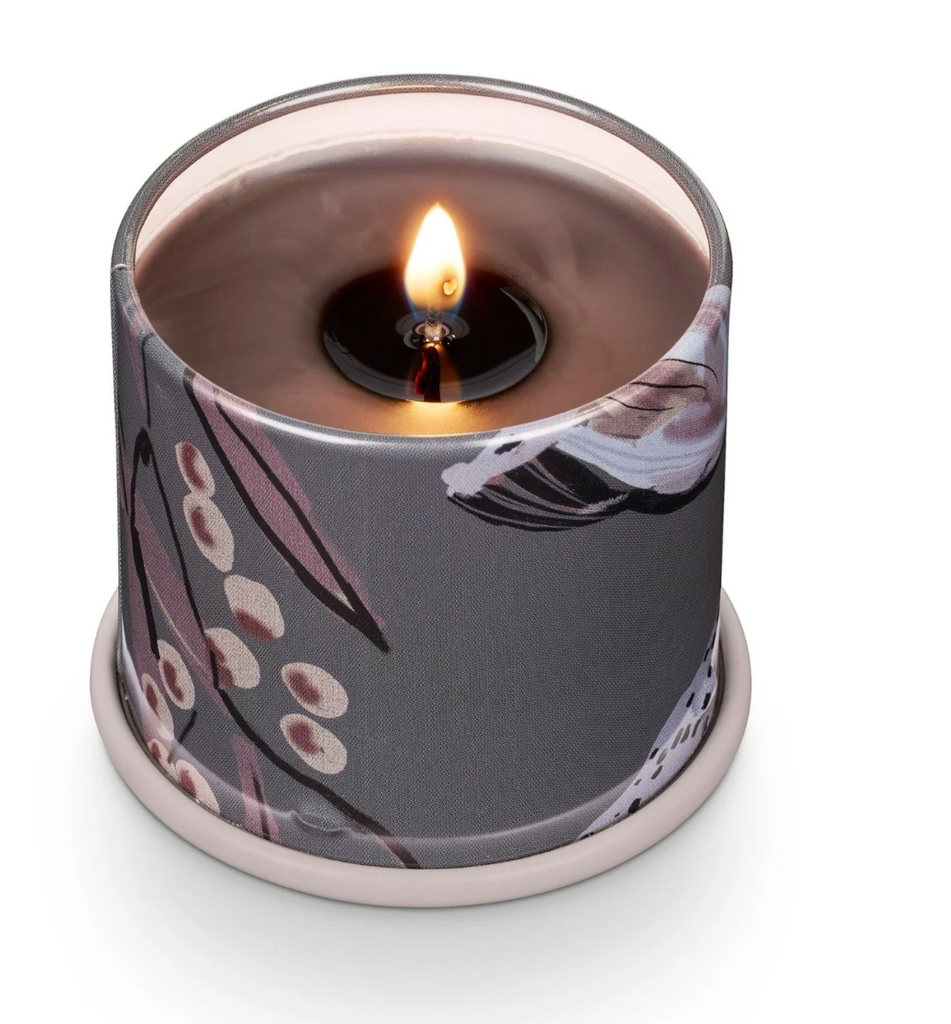 Illume Woodfire Demi Tin Candle