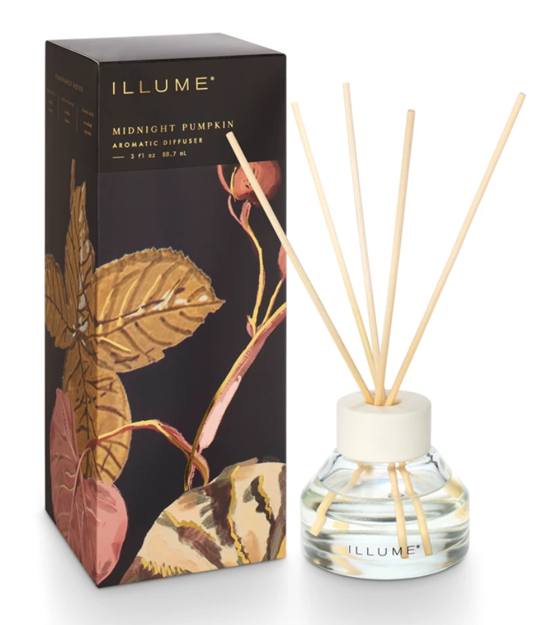 Illume Midnight Pumpkin Refillable Aromatic Reed Diffuser