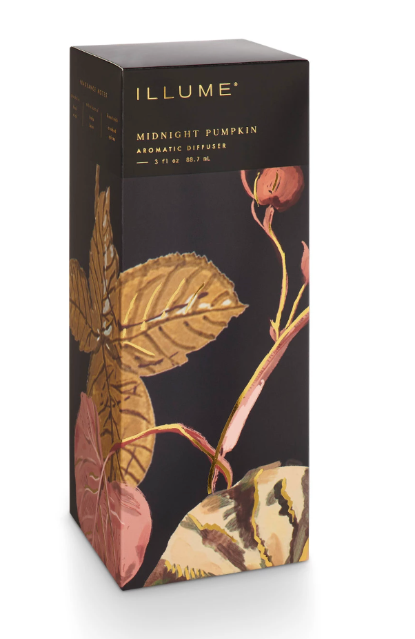 Illume Midnight Pumpkin Refillable Aromatic Reed Diffuser
