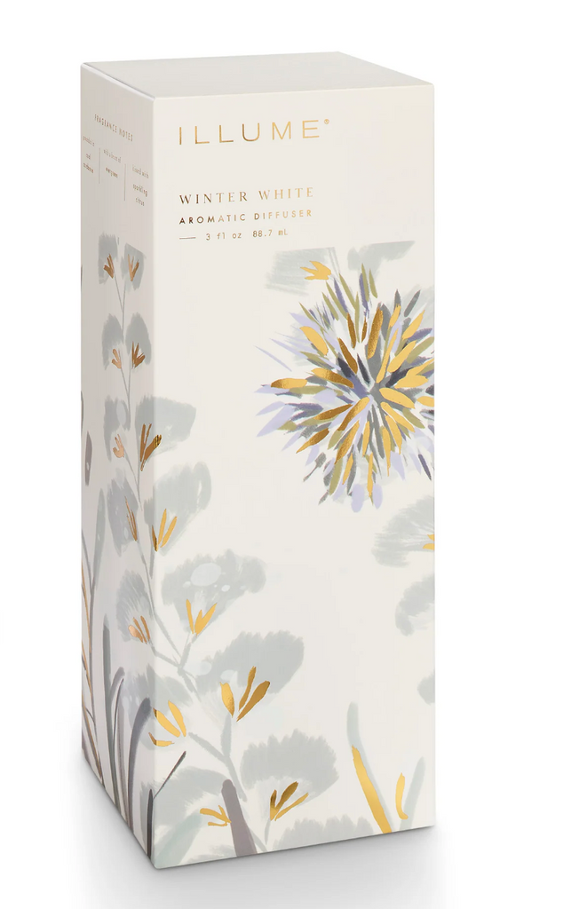 Illume Winter White Refillable Aromatic Diffuser