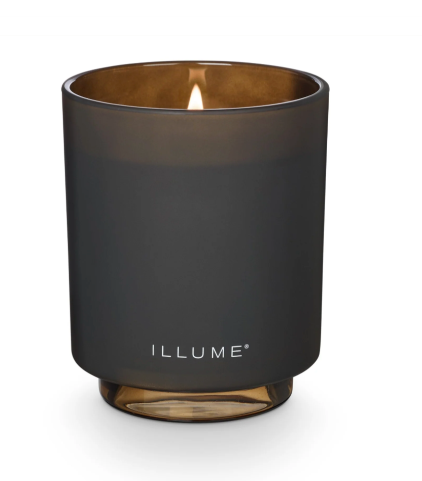 Illume Woodfire Refillable Boxed Glass Candle