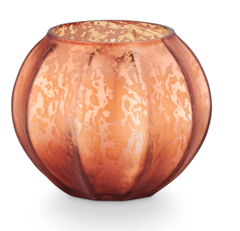 Illume Midnight Pumpkin Mercury Glass Candle