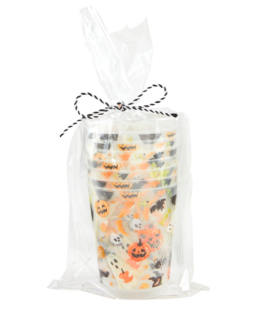 Halloween Design Glow-In-Dark Party Cup Set, 3 Styles