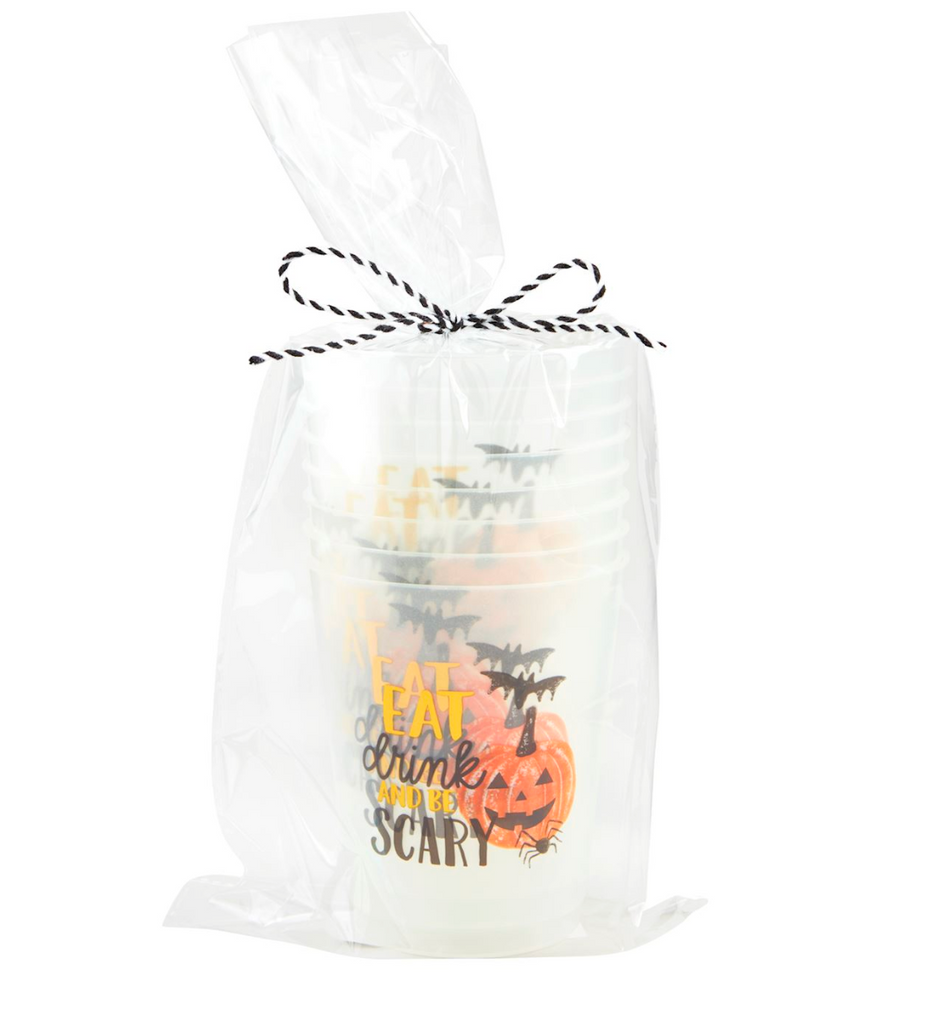 Halloween Design Glow-In-Dark Party Cup Set, 3 Styles