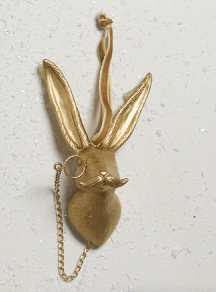 Eric + Eloise (E+E) Collection Ornament w/ Bright Gold Finish, 6 Styles