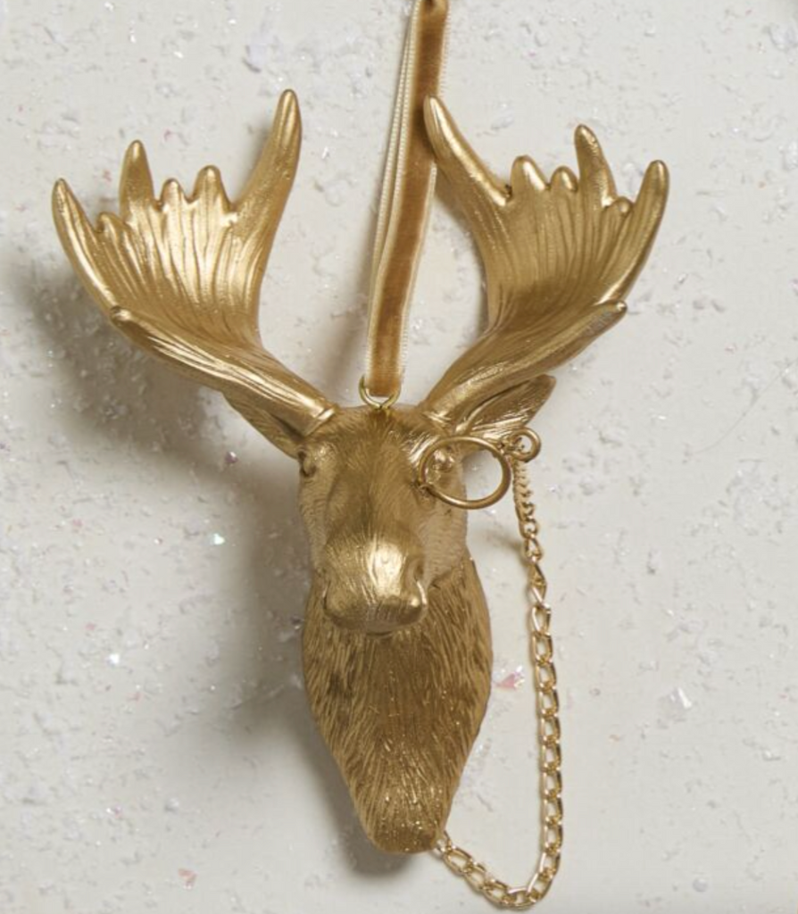 Eric + Eloise (E+E) Collection Ornament w/ Bright Gold Finish, 6 Styles