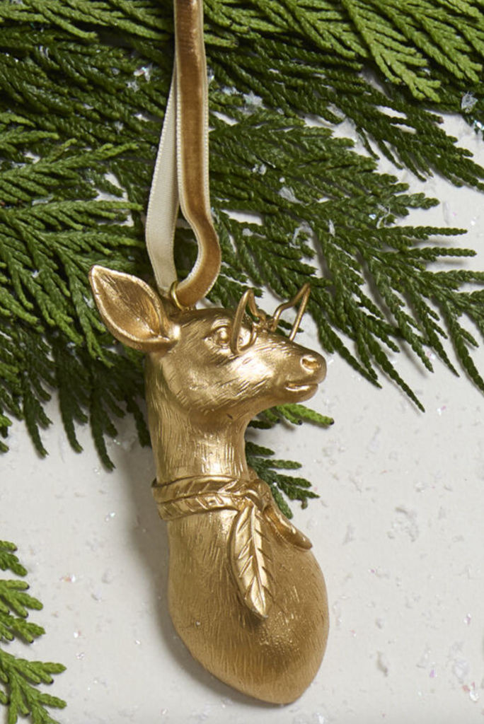 Eric + Eloise (E+E) Collection Ornament w/ Bright Gold Finish, 6 Styles