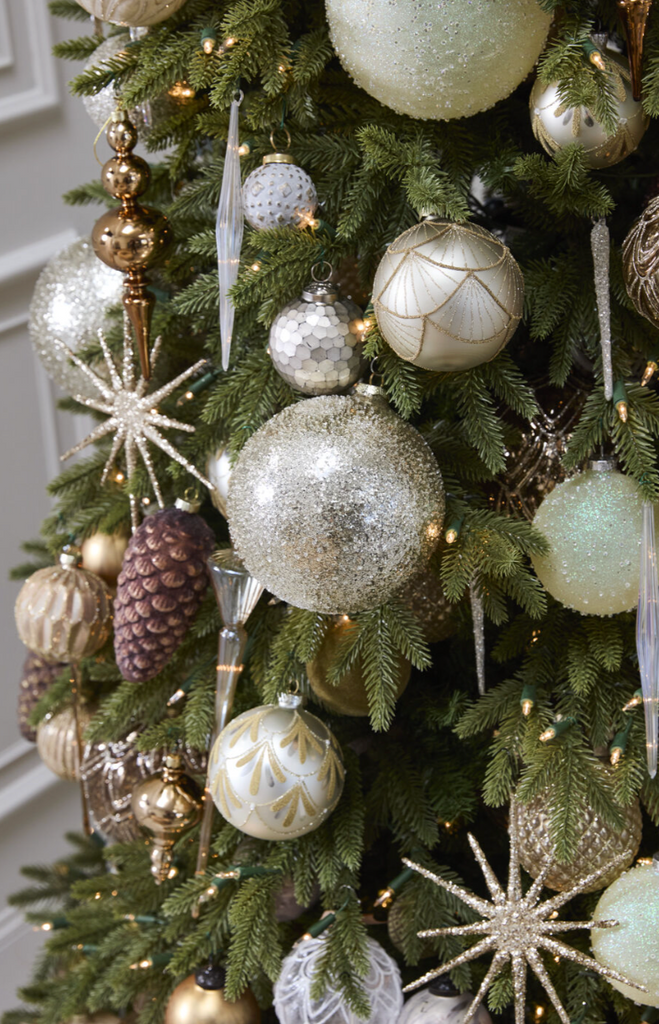 Textured Glass Ornament, 3 Sizes